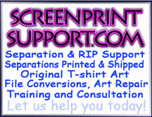 Screen Print Support Screen Print Support