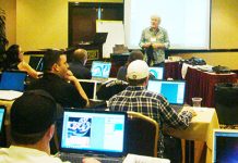 Scott Fresener Color Seps Seminar at Long Beach ISS Show